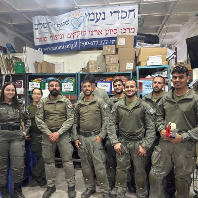 חיילי יחידת רקיע בחטיבה הטקטית של מג״ב התנדבו בחסדי נעמי